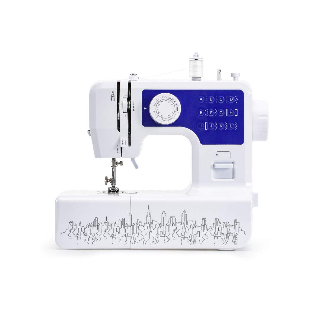 YUESFZ Household Sewing Machine Adjustable Speed Multi-Function Home Desktop Thick Coal Seam Household Small Mini Metal (Size : B)