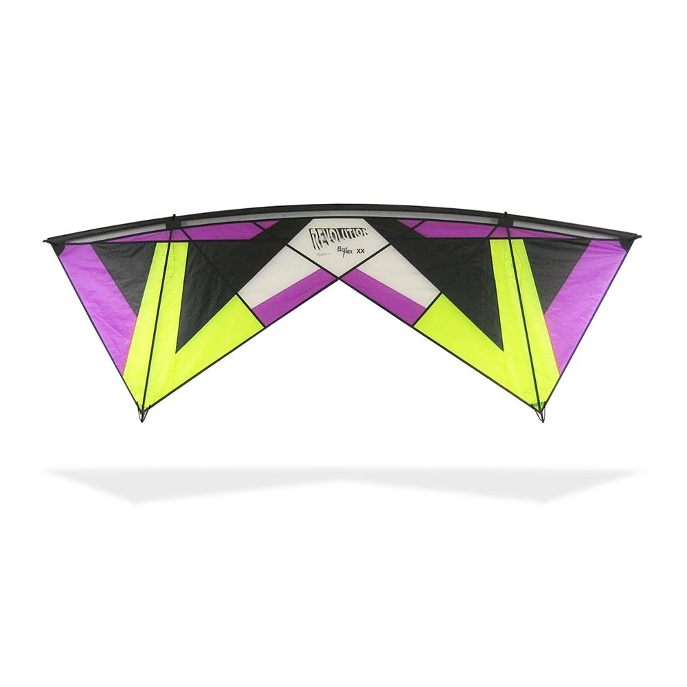 REVOLUTION 4 Line Kite, Reflex XX, Lime/Purple