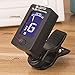 zhoule Guitar clip tuner, 360-degree rotating electronic digital tuner for acoustic and electric guitars, bass, violin mandolin, banjo, high-precision calibration, automatic shutdown.