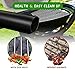 Positivelife BBQ Grill Mat Pack of 6, Non-stick Barbecue Grill Pad & Baking Oven Mat as Electric, Gas and Charcoal Grill Mat- Heavy Duty, Reusable, Easy to Clean - Extended warranty - 15.75 x 13 Inch