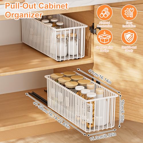Diealles Shine 2 x Pull Out Drawer Storage Shelves