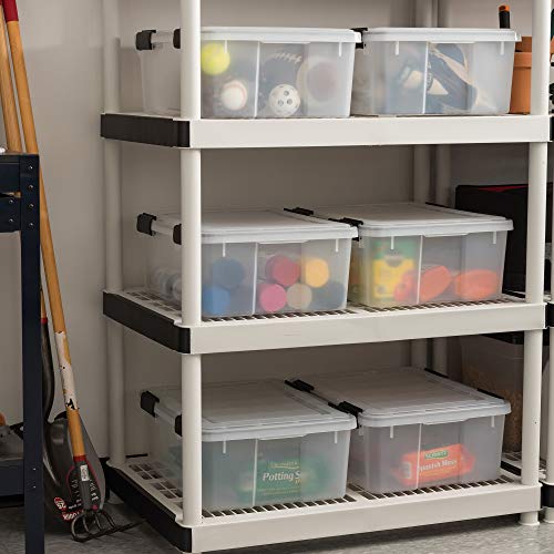 IRIS Weathertight Storage Box, 30.6 Quart, 6 Pack Pricepulse