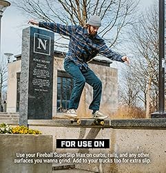 Fireball SuperSlip Pro Skateboard Wax for Rails