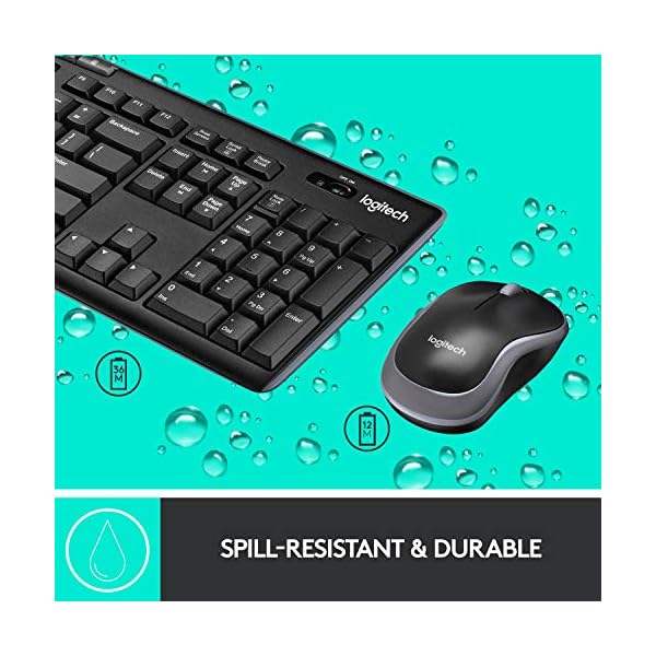 Logitech-MK270-Wireless-Keyboard-and-Mouse-Combo-for-Windows-24-GHz-Wireless-Compact-Wireless-Mouse-8-Multimedia-Shortcut-Keys-2-Year-Battery-Life-PCLaptop-QWERTY-UK-Layout-Black Logitech MK270 Wireless Keyboard and Mouse Combo for Windows, 2.4 GHz Wireless, Compact Mouse, 8 Multimedia and Shortcut…