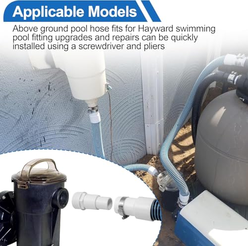 3 Ft Above Ground Pool Hoses for Hayward Filter Pump photo 8