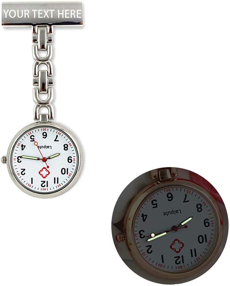 Personalised Engraved Nurses Watch Hanging Medical Pocket Watch