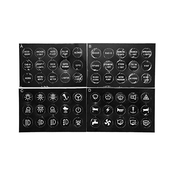 IZTOSS-4-Gang-Marine-Boat-Bridge-Control-Panel-Led-Rocker-Switch-12v-24v-with-Circuit-Breakers