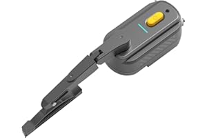 Mulcort Rechargeable Motorcycle Helmet Wiper Universal Waterproof Helmet Windshield Wiper Compatible with Most Visor 1200 mAh, Black