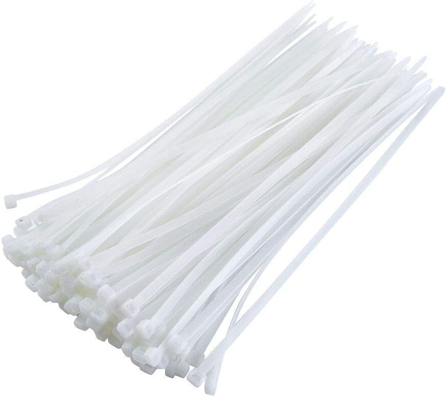 Yu2d 🌹🌹 100 Pcs Cable Ties UV Weather Resistant Nylon Resistant Wrap Zip Ties Pack