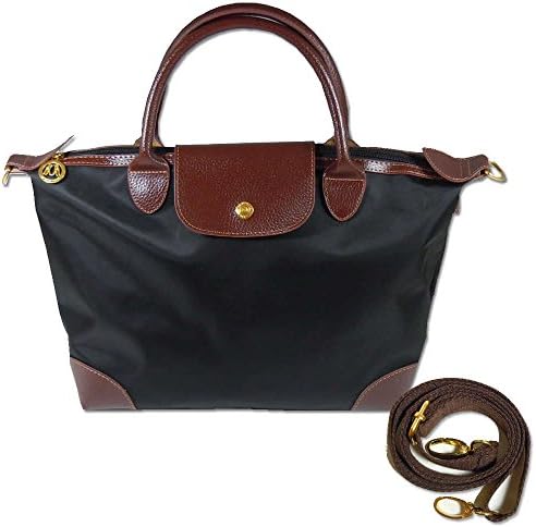 EAST 2 WEST Simplicity Nylon Zipper Hand Bag With Shoulder Waterproof Black (Japan Import)