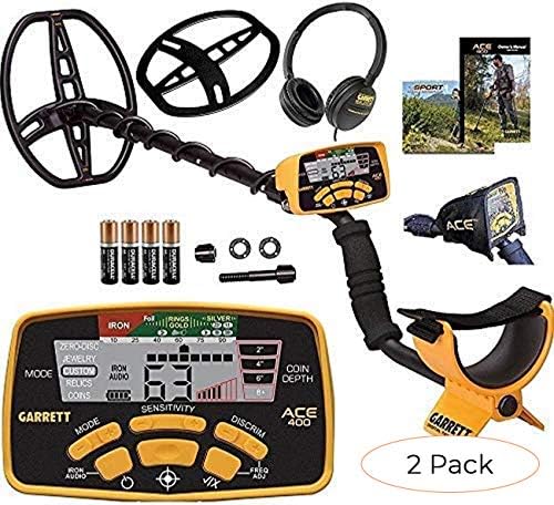 Garrett Ace 400 Metal Detector with Waterproof Coil and ...