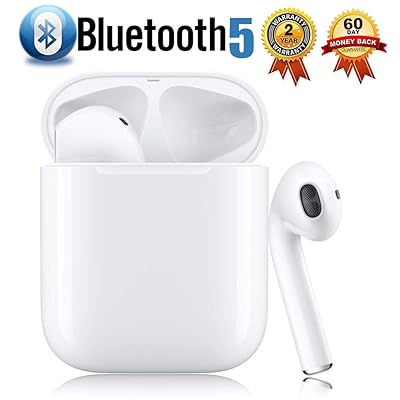 Écouteurs Sans Fil OwnHealer Y19 – Bluetooth 5.0, Antibruit, IPX5, Blanc