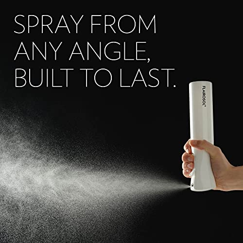 FLAIROSOL, The Original, Spray Bottle, Continuous Mister for Hair and Beauty, Home care and 1,001 uses. Trusted by Professionals. Patented Technology. 300ml, Clear Bottle, Black Print