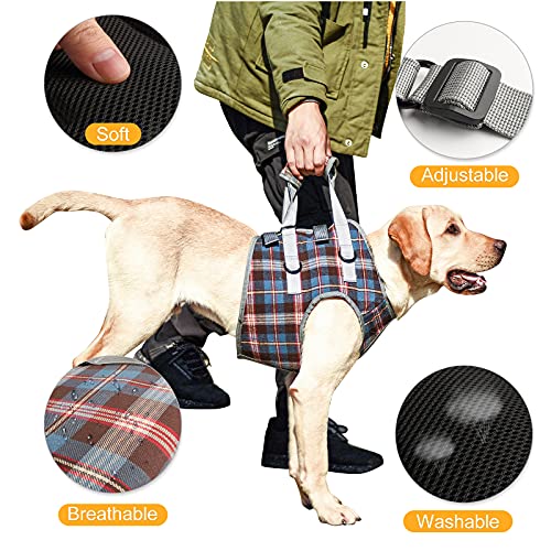 Dog Lift Harness with Handle for Back Legs, Portable Pet Support