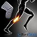 RiptGear Knee Compression Sleeve - Braces for Knee Pain - Compression for Arthritis, Meniscus Tear, Running, Walking - Support for Women and Men - Sleeves Weightlifting (X-Large, Gray (1 Pack))