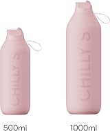 Chillys Series 2 Flip Bottle 500ml Blush Pink with Sports Lid view 2