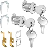 File Cabinet Lock Replacement Kit for HON F24 &amp; F28 -Drawer File Cabinet Lock Key KitReplacement Parts with Keys, 2 Pack