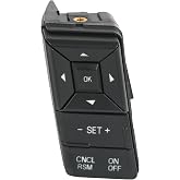 SW6836 Cruise Control Switch Compatible with 2011-2014 Ford F150 | Left Side Steering Wheel Switch Replace# SW6836 BL3Z-9C888-AA