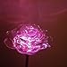 Beautiful Solar Clear Rose Light , Multi-color Color Changing Flower Garden Stake Outdoor Yard Decor Landscape LED Lamp Lights, Great Gift by Florals