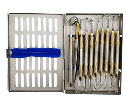 Dental Cleaning Tool kit Set of curettes Dental Hygienist Tool kit ARTMAN Brand by Wise Linkers