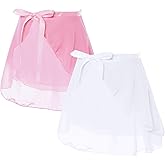 Women Ballet Wrap Skirt Chiffon Dance Wrap Skirt Gymnastics Ballet Skirts for Women