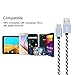 Android Charging Cable, NonoUV 5-Pack 6ft Nylon Braided USB 2.0 Data Sync Samsung Fast Charging Phone Charger Cord for Galaxy S3/S4/S6 Edge S7, Note 4 5, HTC, LG, Tablet, Bluetooth Speakers, Nokia
