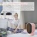 lifeholder Personal Space Heater, Ceramic Portable Heater, Auto Oscillating Design with Tip-Over/Overheat Protection, Warm & Natural Wind and Touch Control, Mini Electric Heater for Office, Bedroom