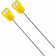 TFTEK Soil Moisture Meter Long Stem Deep Use, Plant Hygrometer, Water Monitor Tester, for Garden, Flower pots, Lawn, 2 Pack