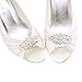 ELEGANTPARK BD 2 Pcs Shoe Clips Double Layers Rhinestones Wedding Party Decoration Gold