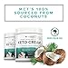 Keto Cream: Sugar Free Perfect Keto Coffee Creamer Powder with Vegan MCT Oil Powder, Stevia Sweetened Keto Creamer for Coffee | Low Calorie, Non Dairy Ketogenic Coffee Booster, French Vanilla, 30 SRV