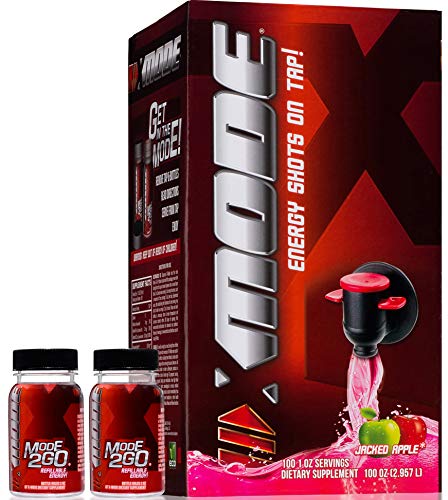 X-Mode Energy Shots on Tap, (100 Servings, Jacked Apple)