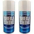 Sheila Shine Stainless Steel Polish & Cleaner | 10 Aerosol Spray Can| Protects Appliances from Fingerprints and Grease Marks | Residue & Streak Free |10 Oz Aerosol Can | Pack of 2
