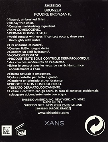 Shiseido Oil-Free Face Bronzer for Women, 1/Light Clair, 0.42 Ounce