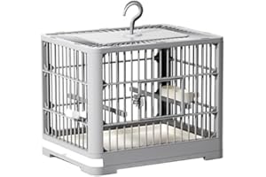 QYINXIU Portable Bird Carrier Travel Cage Small Bird Cages Aviary Transport Case Parrot Travel Cage for Small Parrots Canarie