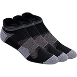 ASICS Quick Lyte Cushion Single Tab Socks - Shocking Orange Assorted ZK2241 (3-Pack)