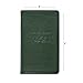 Graphic Image On The Green, Golf Score Book, Genuine Calfskin Leather (Green, 3