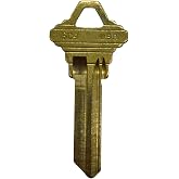 Kaba Ilco Schlage SC4-BR Brass Lock Key - Pack of 50