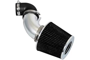Rtunes Racing Short Ram Air Intake Kit + Filter Combo Compatible For 06-08 Honda Fit 1.5L (Black)