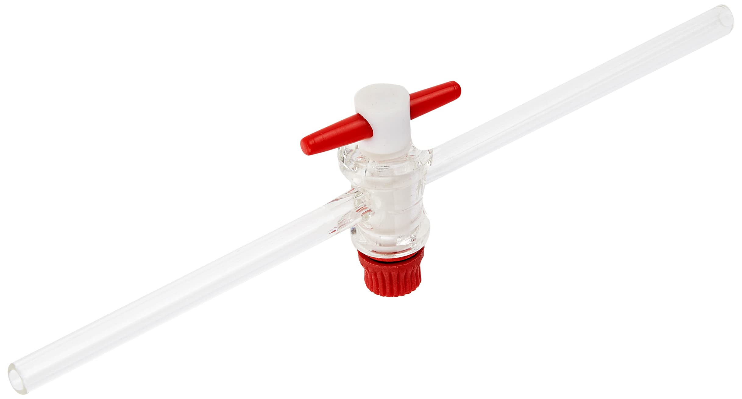 Glassco 7143/2/PTFE Stopcock, Borosilicate Glass/PTFE, 2 mm Stopcock Bore