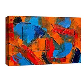 NWT Canvas Wall Art Abstract Colorful Painting Artwork...