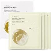 ANOTHERFACE Niathione Gel Mask 4 Sheets | Hydrating & Glow Boosting Overnight Hydrogel Mask for Glass Skin | Containing Niacinamide and Glutathione Korean Skincare