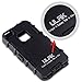 ULAK iPhone 4 Case,iPhone 4S Case, Knox Armor Shockproof Heavy Duty Combo Hybrid Defender High Impact Body Rugged Hard PC & Silicone Case Protective Cover for Apple iPhone 4 4S (Black/Black)