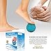 Spiky Massage Ball - Foot Massage Ball, Trigger Point Ball, Plantar Fasciitis Ball Massager, Physical Therapy Deep Tissue Myofascial Release Massage Tools for Yoga, Workout, Muscle Rehab (Blue)