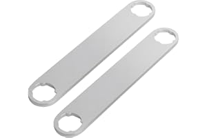Aigemsi (2-Pack) 4-Lobe Flat Wrench, Compatible with Gerber MP400, MP600, and Center-Drive Multi-Tools, Suitable for Pivot Screw Removal and Adjustment, Dual-End Stainless Steel Maintenance Tool