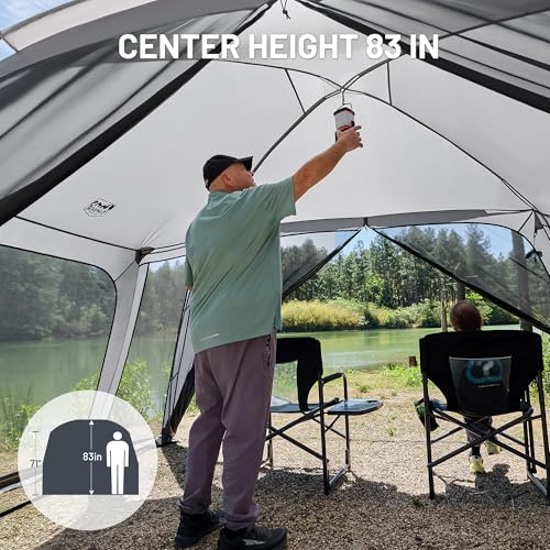 TIMBER RIDGE 15x10 FT Screen House Gazebo Review: Hexagonal Shelter with Double-Woven Mesh image 20
