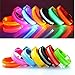 HaMeng Safety Sport Flashing LED Armband Belt with Visibility Light up Glow in the Dark Bracelet for Cycling,Jogging,Walking and Running.Multi color Set of 7