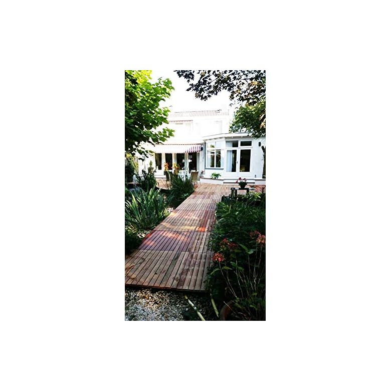 BANKIRAI-Holzfiese-100x100-cm-Rippenprofil-Terrassenfliese-Garten