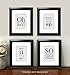 Confetti Fox Funny Bathroom Quotes and Sayings Decor Wall Art - Set of 4 White Pearl 5x7 Prints Unframed - Rap Song Lyrics Themed Decoration Signs