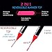 Ohuhu 19 Pack Dry Erase Markers Liquid Chalk Markers Pens with Erasable Ink and Reversible Tips, BONUS 40 Chalkboard Labels