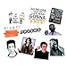60pcs Friends tv Show Creative DIY Stickers Funny Decorative Cartoon for Cartoon PC Luggage Computer Notebook Phone Home Wall Garden Window Snowboard